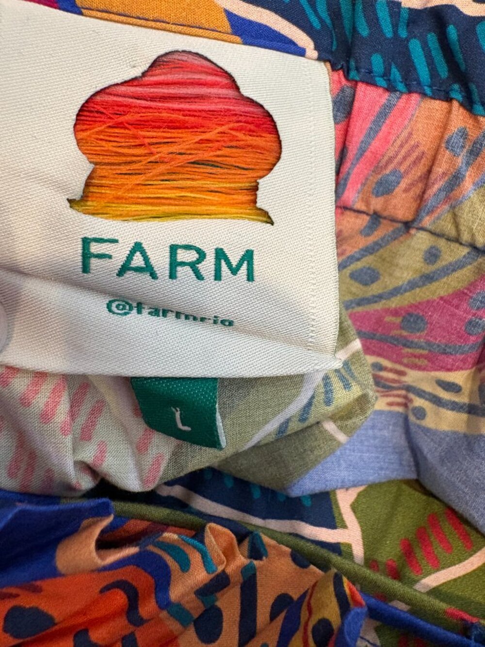 Farm Rio Tropical Print Maxi Dress L - Perfect vacation dress! - Picture 7 of 7